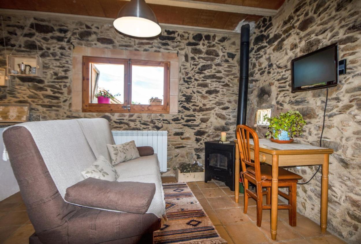 Apartamento Duplex Rural Con Chimenea Y Vistas Panoramicas Desde La Cama Sant Marti Sacalm Extérieur photo
