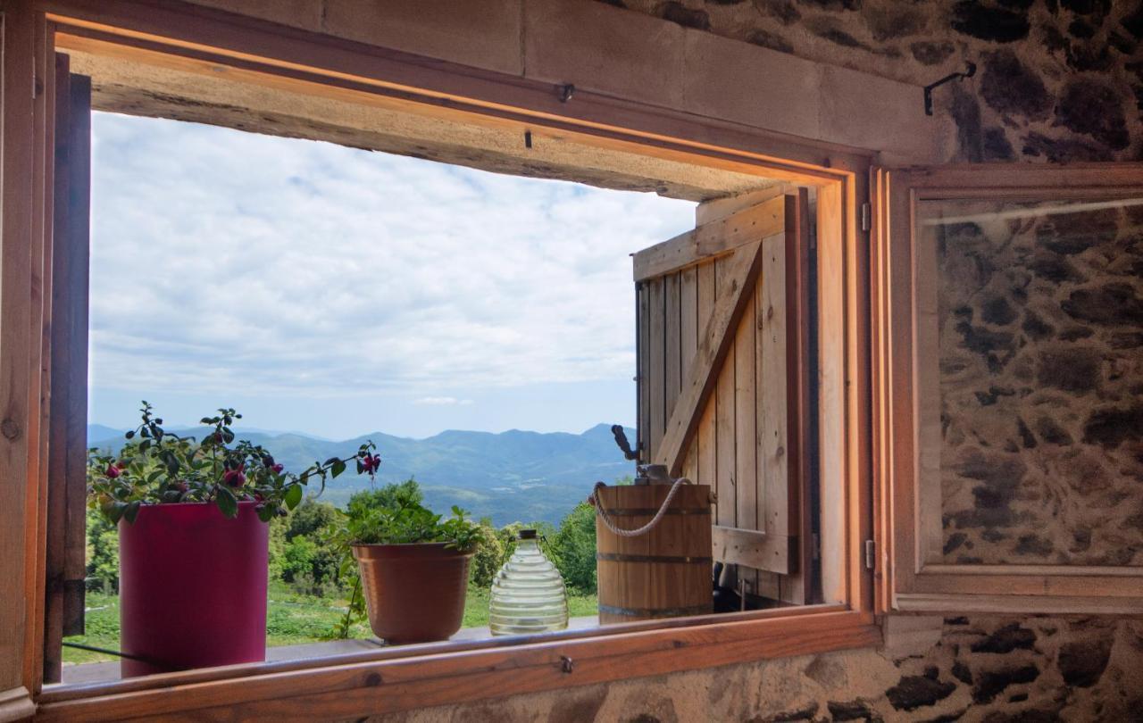 Apartamento Duplex Rural Con Chimenea Y Vistas Panoramicas Desde La Cama Sant Marti Sacalm Extérieur photo