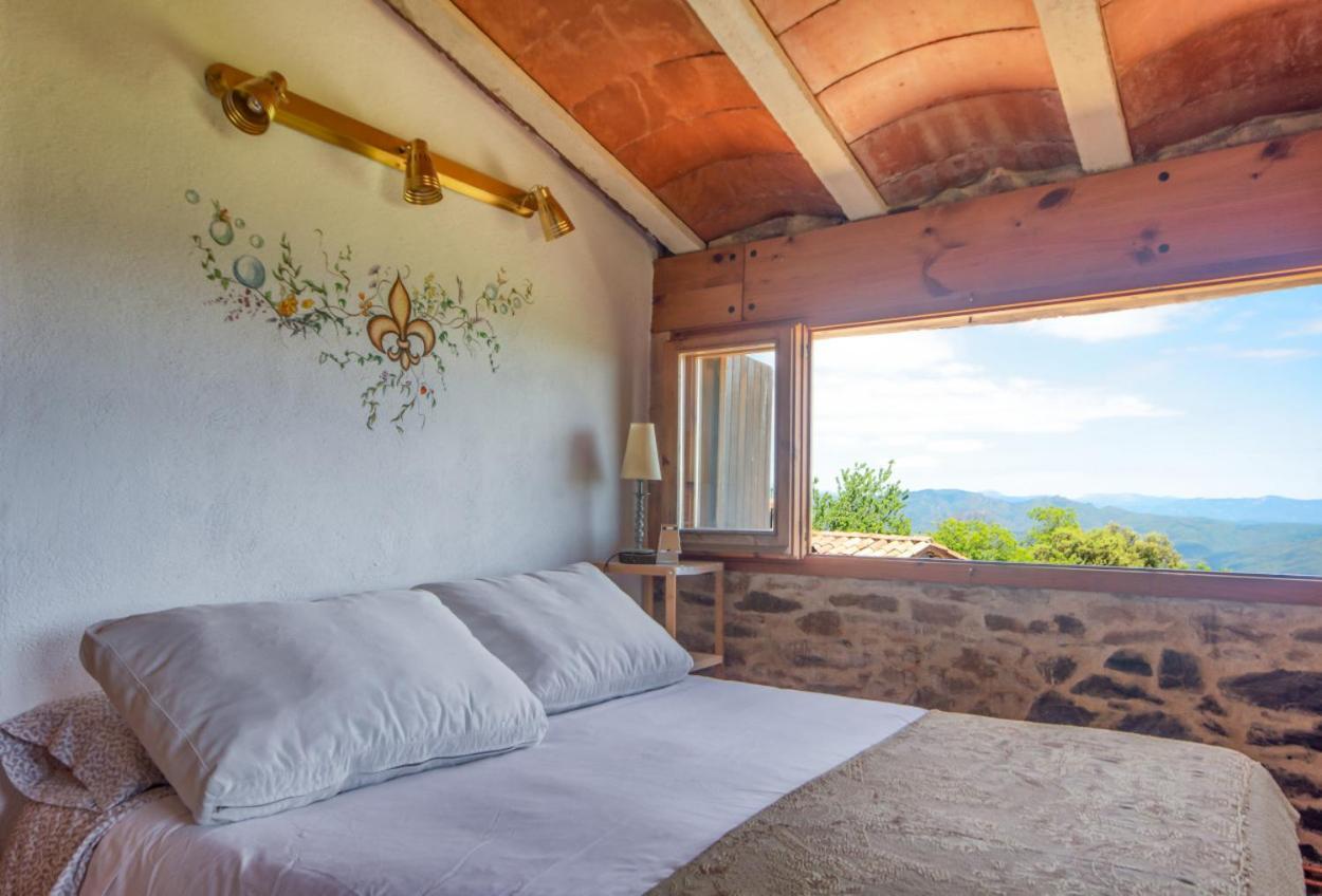 Apartamento Duplex Rural Con Chimenea Y Vistas Panoramicas Desde La Cama Sant Marti Sacalm Extérieur photo